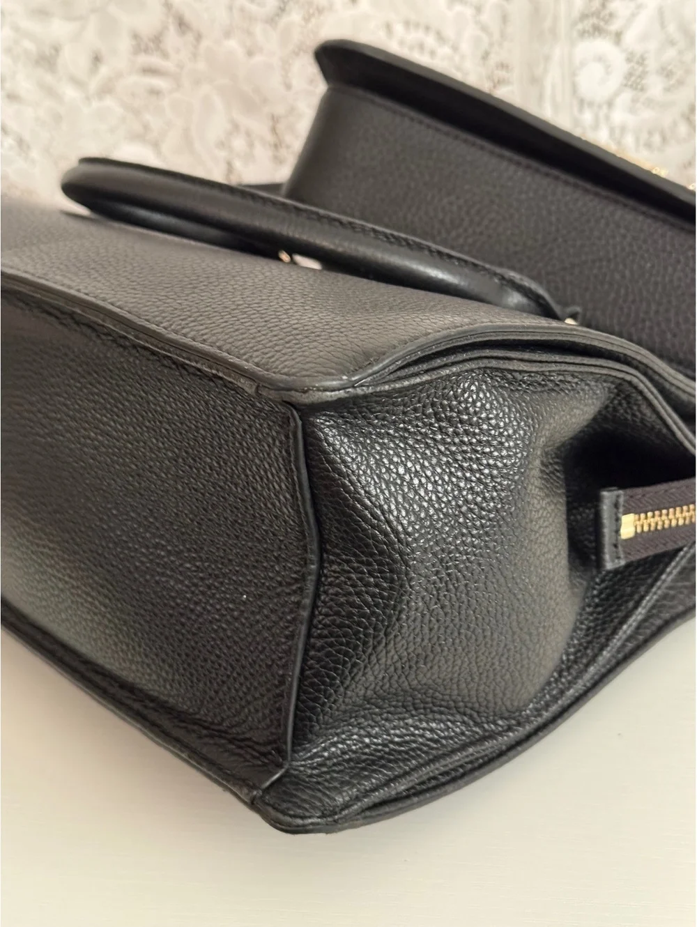 Kate Spade Black Leather Handbag & Studded Crossbody 2-Piece Bundle